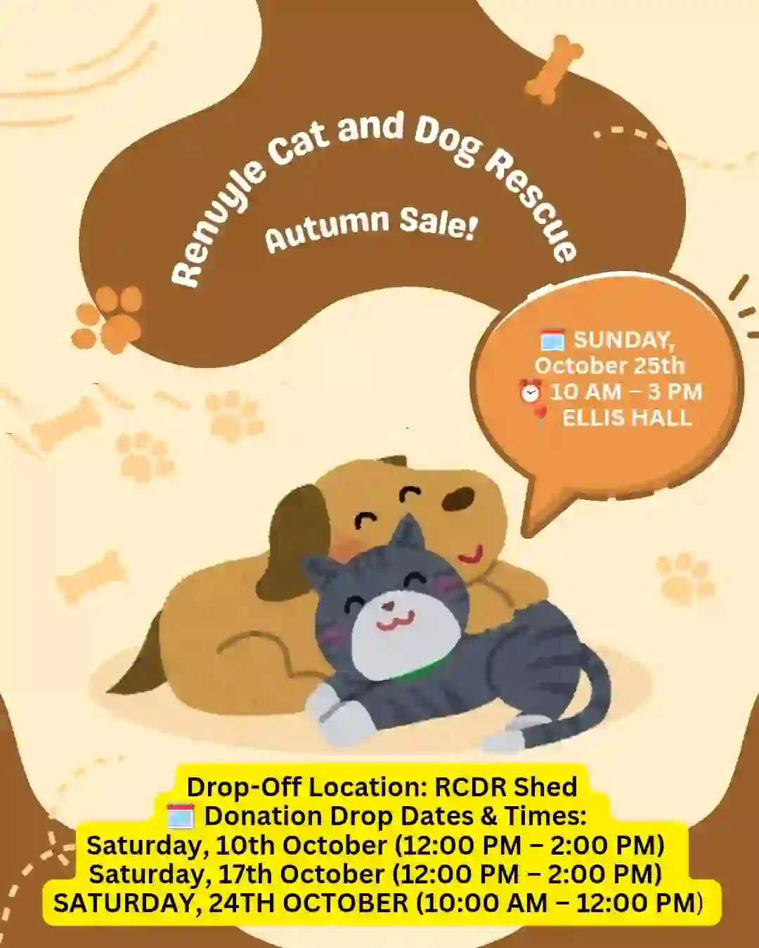 Donations for Autumn Sale